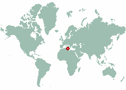 Malta International Airport in world map